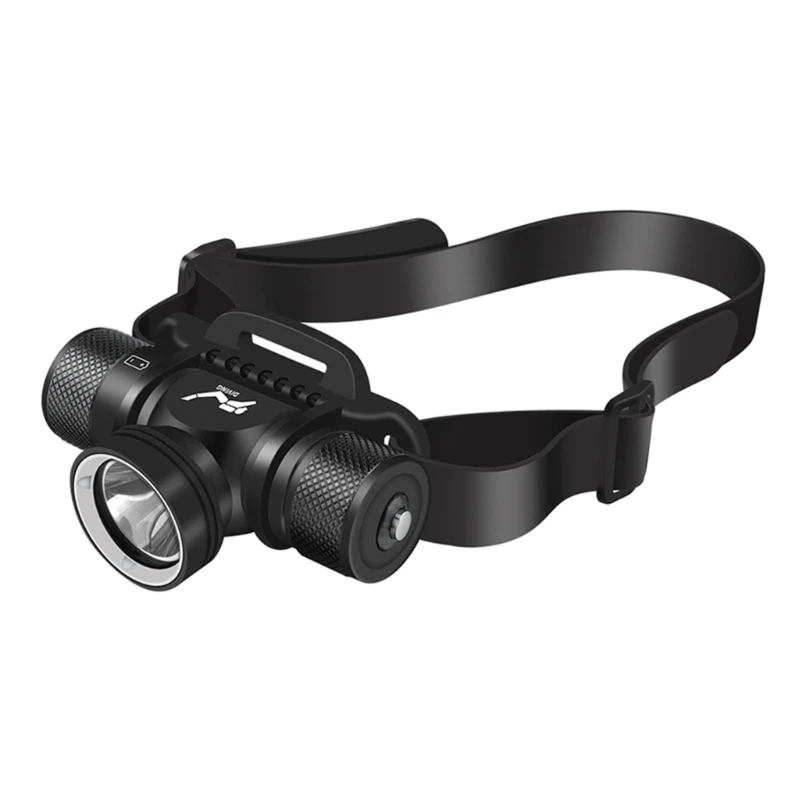 

Bright LED Diving for Head Light Rechargeable Diving Light IPX8 Waterproof Underwater for Head Lamp for Hiking Camping S