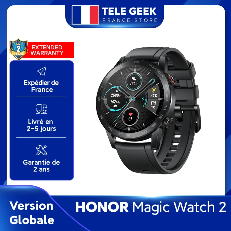 Смарт-часы HONOR Magic Watch 2 Bluetooth 5 1 водостойкие до 14 дней |