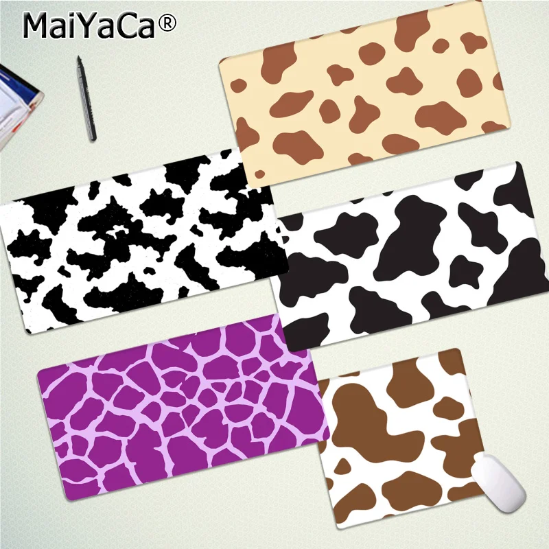 

Cow Print Mousepad Cute Durable Rubber Mouse Mat Pad Size For Game Keyboard Pad