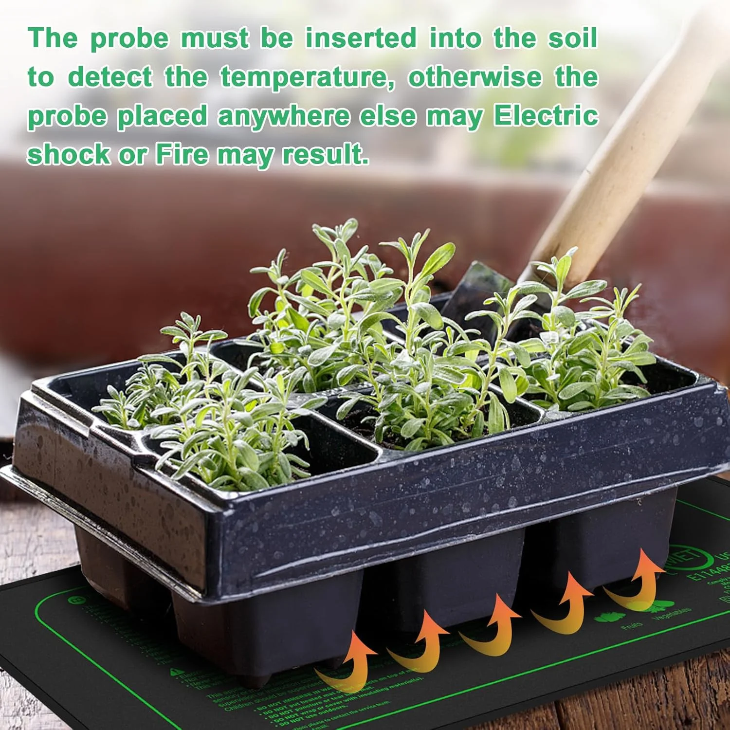 Indoor Plant Germination Heating Pad with Digital Thermostat