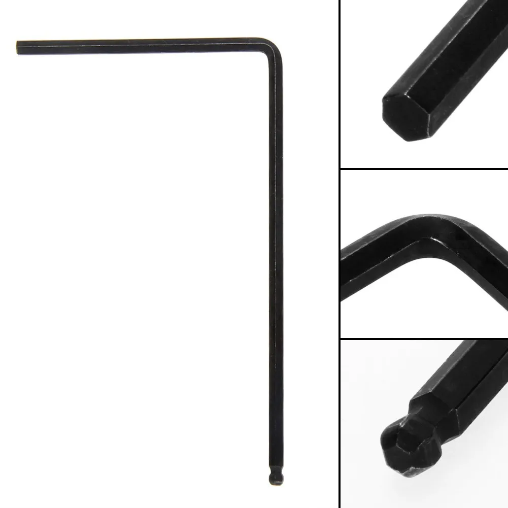 4mm 5mm Kohlenstoffstahl-Kugelkopf-Gitarren-Verstellstab-Schlüsselwerkzeuge für die Einstellung von Akustik- und E-Gitarrenhalsen und -brücken – Detail 6