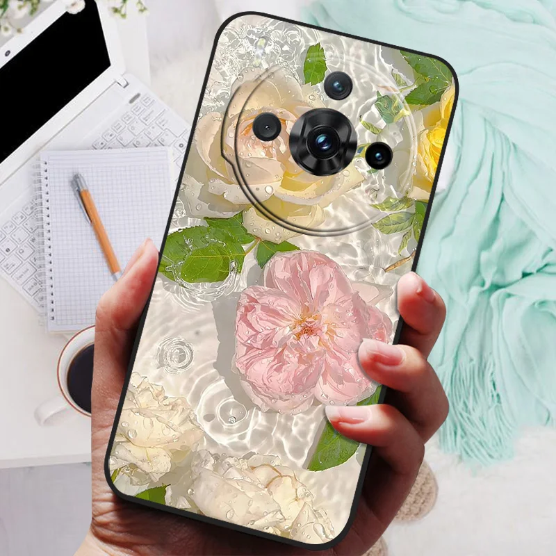 Animal-Print Silicone TPU Protective Case - Wolf and Lion Design, Shockproof Soft Bumper Cover
