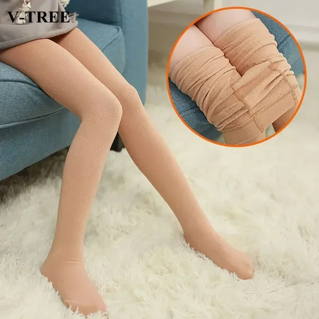 Bas d'hiver épais et serrés pour filles, collants polaires chauds pour enfants, collants de danse pour tout-petits, vêtements d'école 1