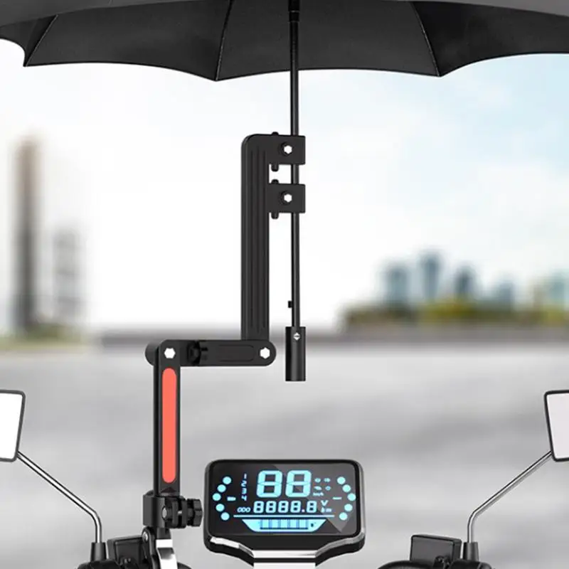Bicycle Umbrella Holder Wheelchair Umbrella Connector Stroller Stands Any Angle Swivel Rain Gear Tool