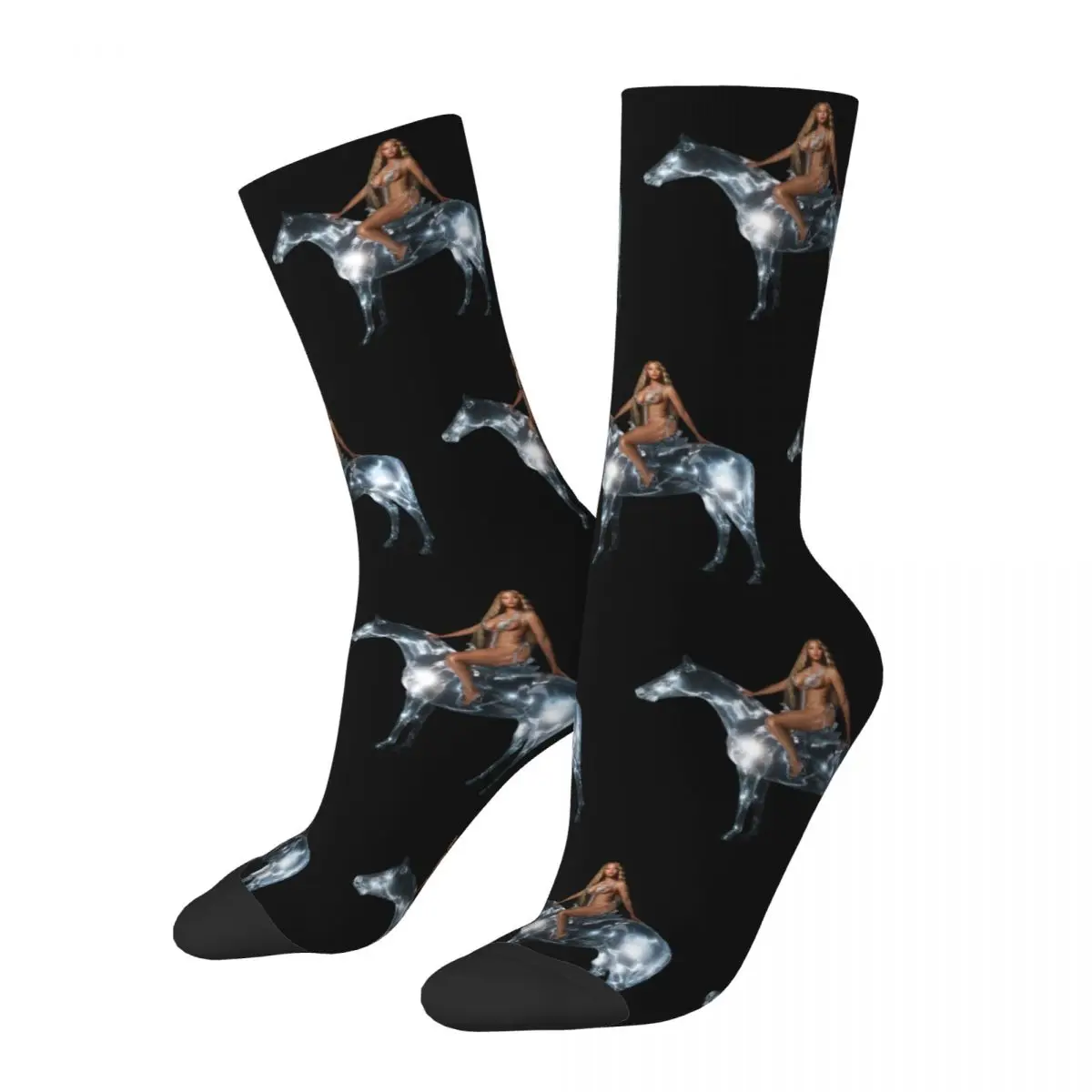 

New Men's Socks Crazy Beyonce Renaissance World Tour Sock Polyester Graphic Women Socks Spring Summer Autumn Winter