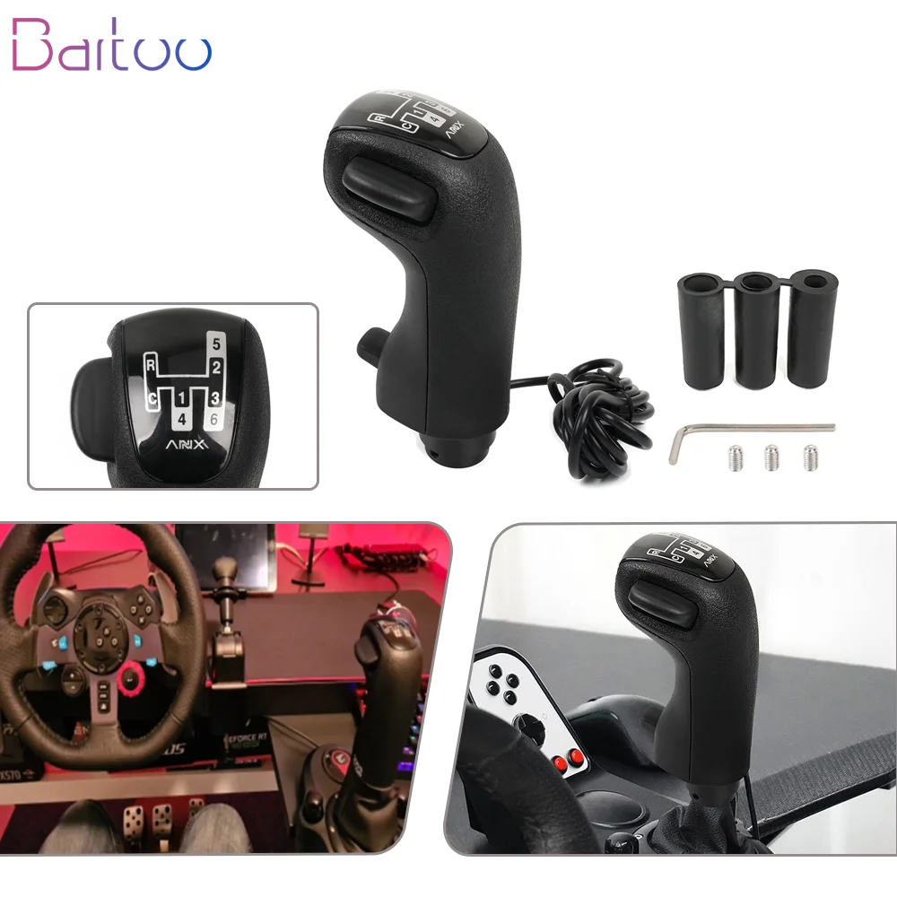 New PC USB Gear Simulator Shifter Knob For Logitech G29 G27