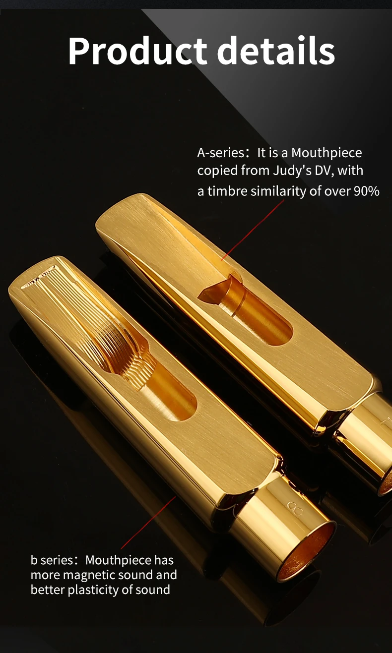 Description Picture 4 of itemALEX Saxophone jazz alto Tenor metal mouthpiece Easy to pronounce Easy to play