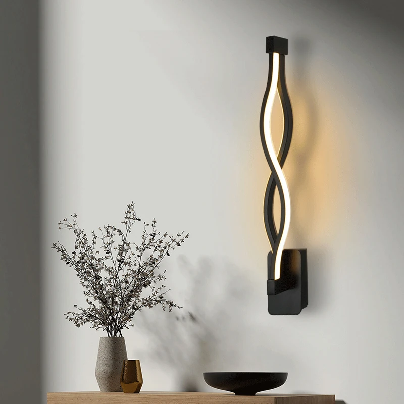 

Simple LED Wall Lamp Modern Long Wall Light Home Bedroom Stairs Living Room Sofa Background Wall Lamp Indoor Lighting Decor Lamp