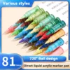 9pcs/Box MIX Color Acrylic Markers Set Kids Gift Art Rock Painting Pens Graffiti For Stone Glass Book Shoes DIY Craft Supplies 3