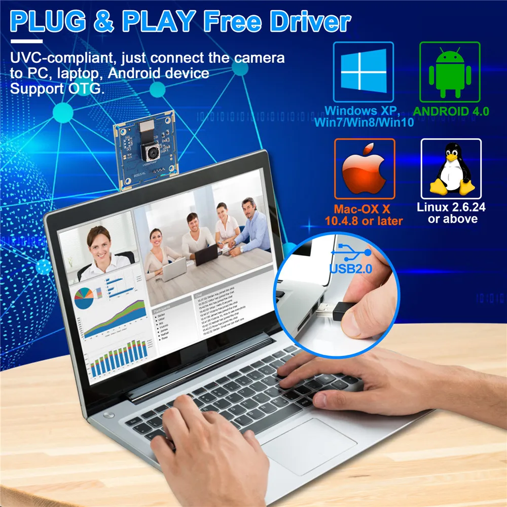 Elp Cmos Imx179 Free Driver Hd Mini 8mp Autofocus Usb Camera For.