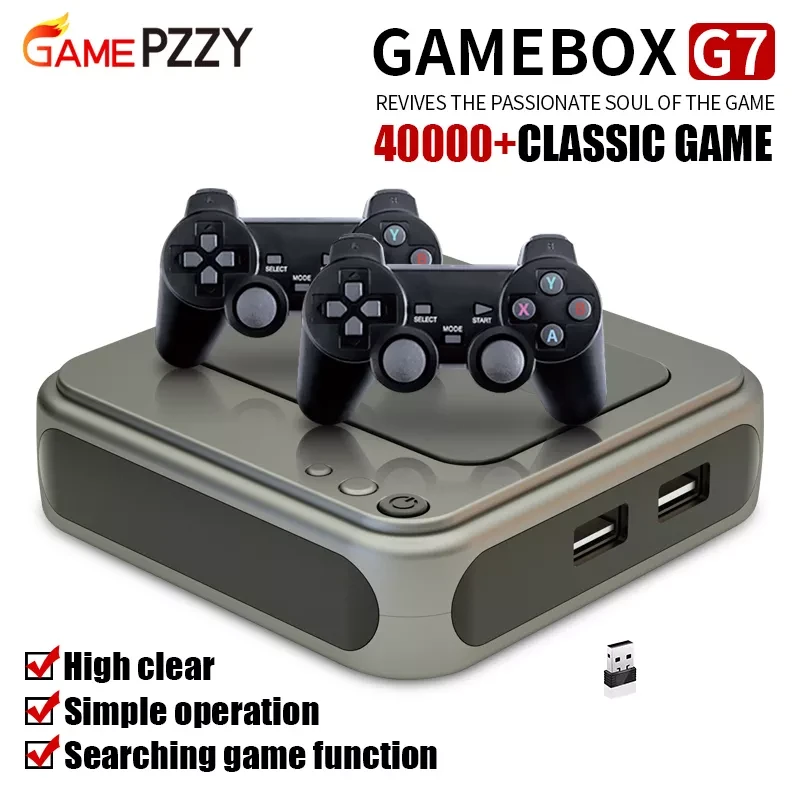 Video Game Console With Wireless Controllers Retro Game Consoles Built in 50 Emulators 40000