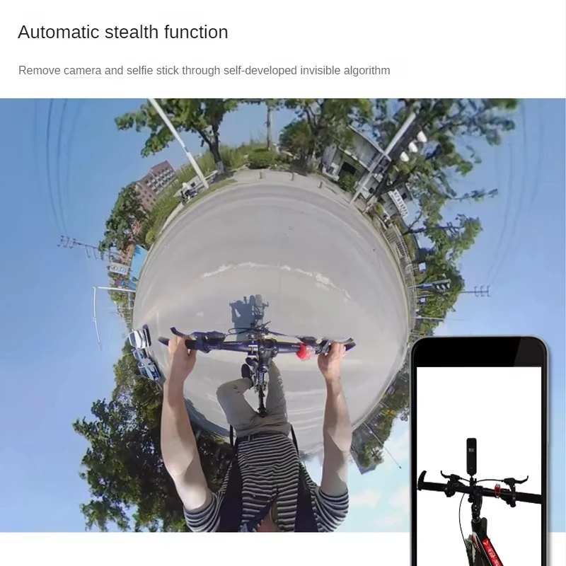 IJOYER A3s 360 Panoramic Motion Camera 4K Motorcycle Helmet Aerial Photography Diving Recorder Support Sharing Panoramic Photo