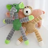 Indestructible Sound Squeaky Toys Animals Shape Pet Soft Plush Chew Molar Training Toy Puppy Bite Teeth Toys for Large Dogs 5