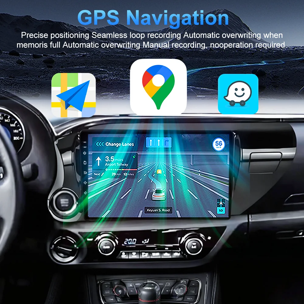 Android 16 para Toyota Hilux 2015 -2023 Auto Carplay Radio DVD para coche navegación estéreo GPS reproductor Multimedia accesorios para coche WIFI 5