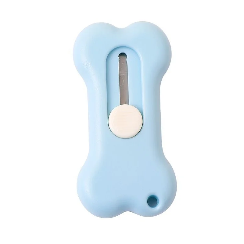 1 Piece Kawaii Mini Pocket Bone Utility Knife Box Knife Paper Cutter Craft Wrapping Stationery