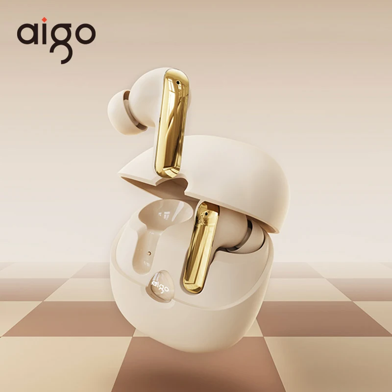 aigo TA51 ワイヤレスイヤホン ベージュ aigo TA51 ワイヤレスイヤホン ベージュ Aigo TA51 真の