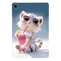 Silicone Painting TPU Tablet Shell - Tab A7 Lite T220 (TPU - 19)