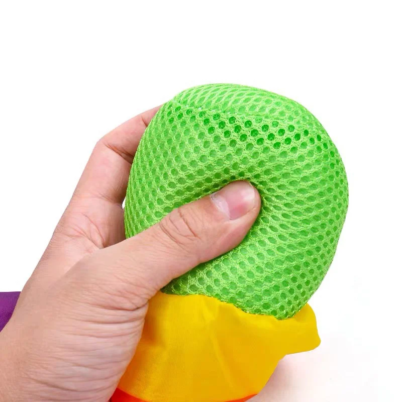 Children's Parent-child Interaction Hand Throwing Ribbon Rainbow Ball Outdoor Toys Sports Meteor Planet Sandbag Sensory Training 3