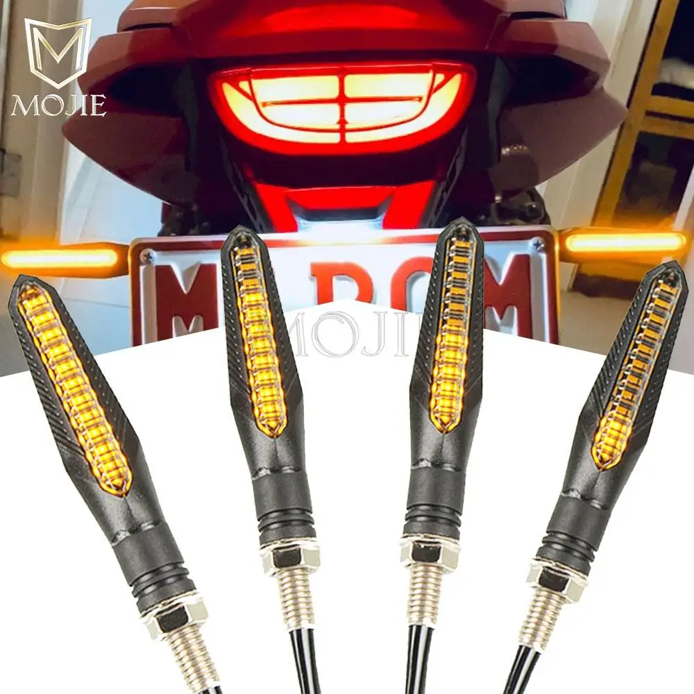 Universal Motorcycle Turn Signal Led Lights Indicators Light For Suzuki Dl250 Dl650 Dl1000 V-Strom Vstrom 250 650 1000 2002-2022