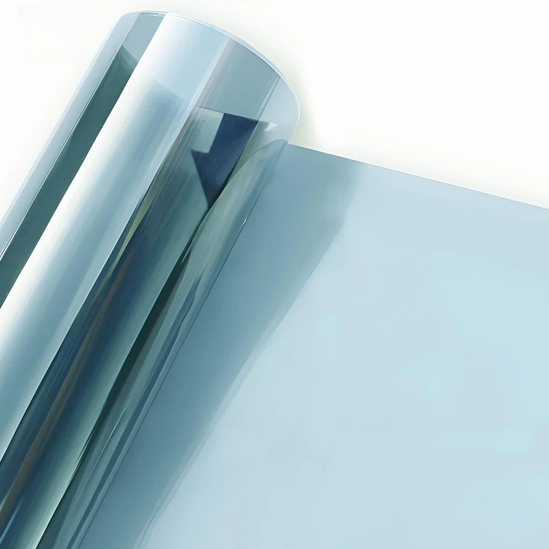 Anti laser eavesdropping blocking film Office, Conference room transparent film light blue transparent shielding film