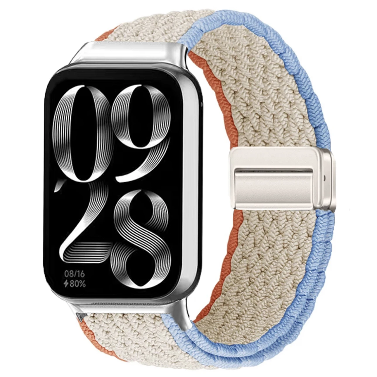 Nylon Braided Magnetic Smartwatch Strap Bracelet Accessory