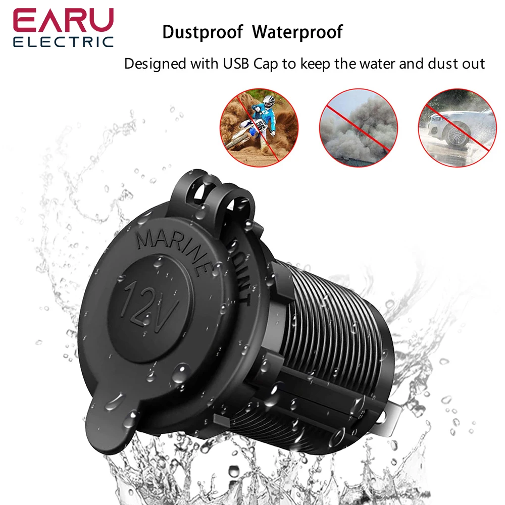 Presa Accendisigari Doppia 12V-24V - Per Auto, Moto, Barca E ATV - Foto 6