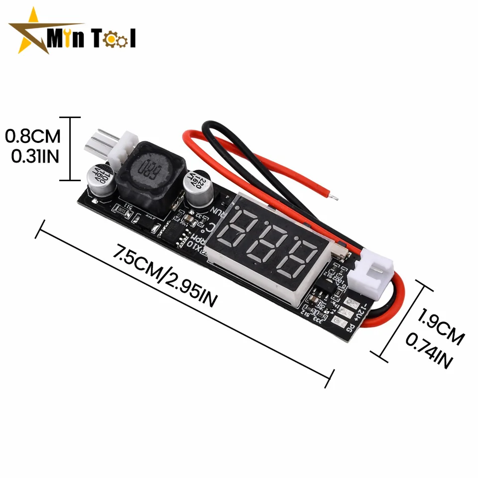 DC8-60V 2-kanaals PWM 4-draads Ventilator Temperatuurregelaar Snelheidsregelaar Displaymodule, PWM-stuurprogrammamodule Interne Ventilatoren Componenten voor Pc Ventilator/alarm