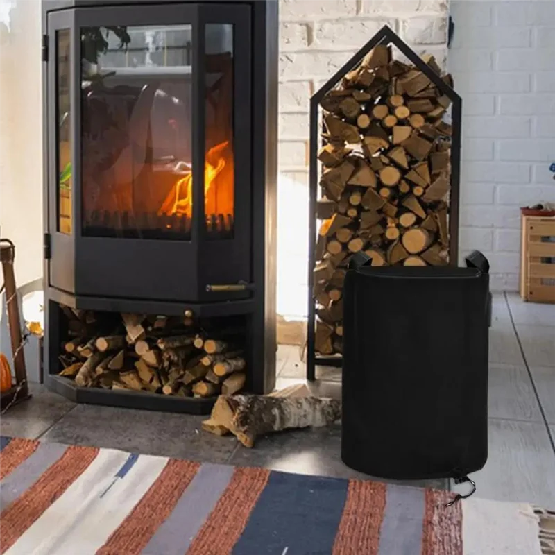 A53Q-우드 스플리터 커버 600D 옥스포드 천 우드 치퍼 커버 방수 헤비 듀티..