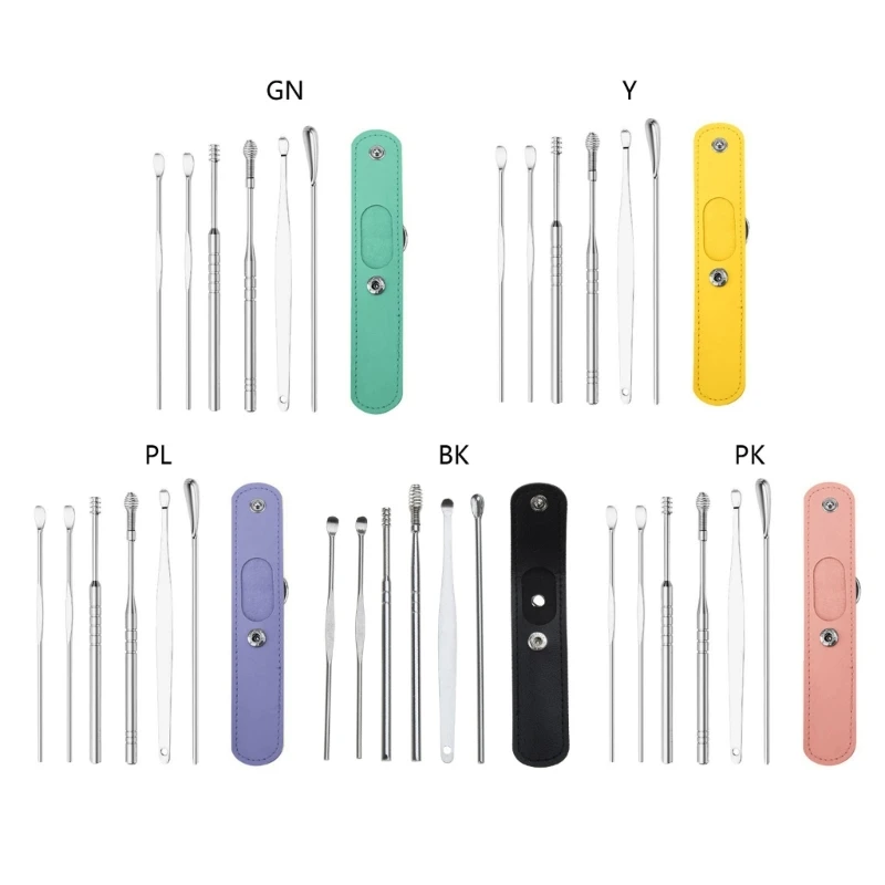 

Набор инструментов для удаления ушной серы Набор инструментов для чистки ушей Набор ложек для ушей Инструмент для удаления ушной