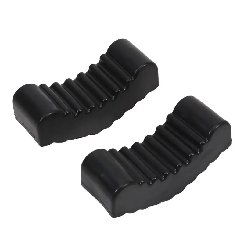 2pcs Car Slotted Lift Jack Stand Rubber Pad Floor Adapter Rail Grip Repair Pads 6ton Pinch Lifting Universal Tools Frame Safety