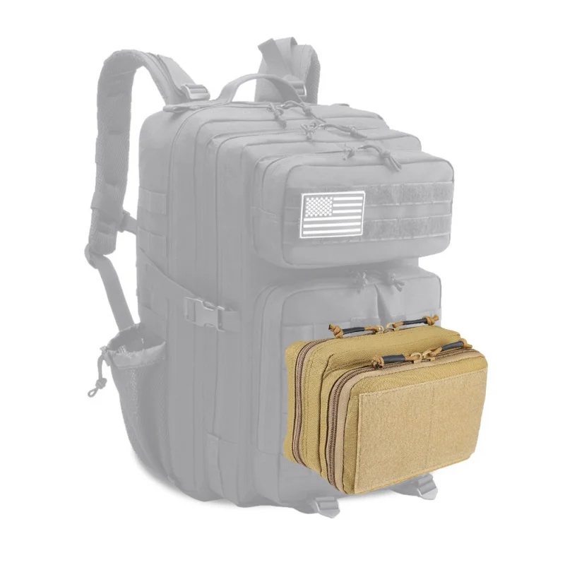 Outdoor 1000D Nylon Molle Tactical Bag Emergency Pouch Military Travel Waist Pack Camping Lifesaving Case outdoor waist bag