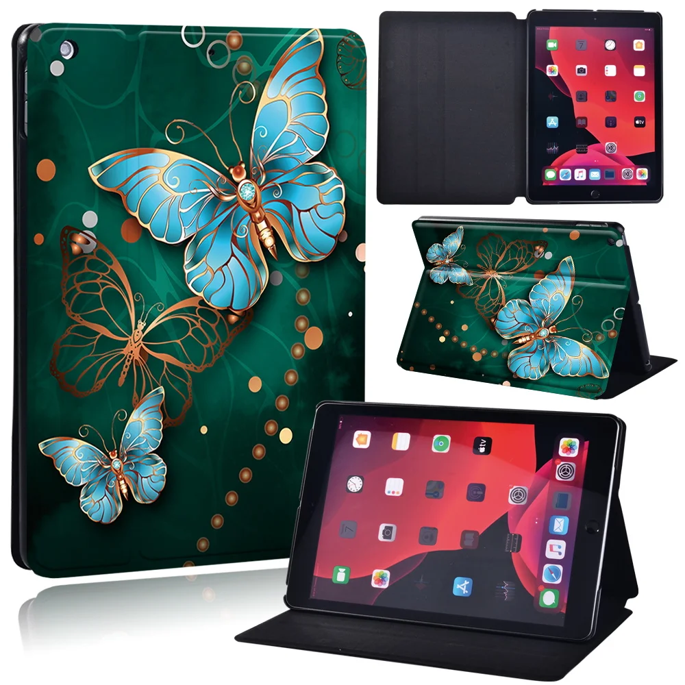 

Чехол для планшета IPad Mini 6, чехол 2021 дюйма для IPad Mini 6-го поколения, кожаный защитный чехол-подставка с рисунком бабочки 8,3 дюйма