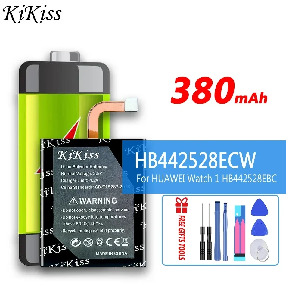 Batteria Kikiss Da 380Mah Per Huawei Watch 1 Watch1 Batteria Digitale Muslimah