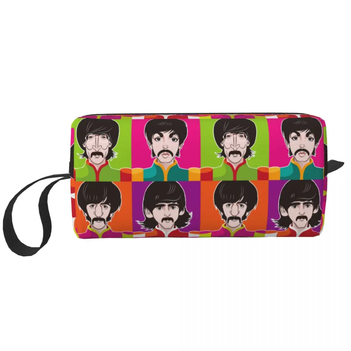 

The Beatle Funny Portrait Makeup Bag Pouch Cosmetic Bag for Men Women Toiletry Bag Storage Pouch Bag
