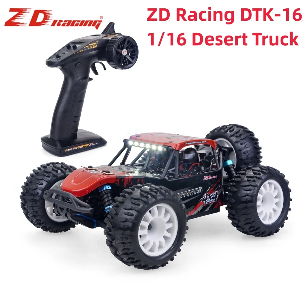 

ZD Racing DTK-16 1/16 Desert Truck High Speed RC Car 4WD Brushless RTR Brush Remote Control 55km/h 2.4G Off-Road for RC Car Gift