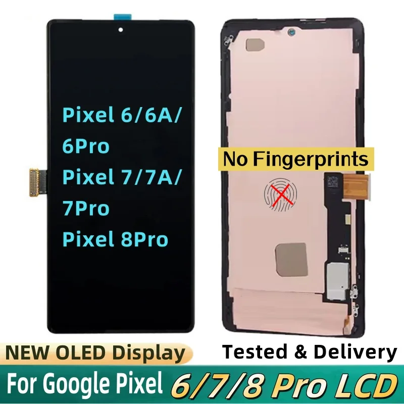 Écran OLED Google Pixel 6 D’origine – Noir – Vitre Tactile Incluse (Pièce Détachée Neuve)