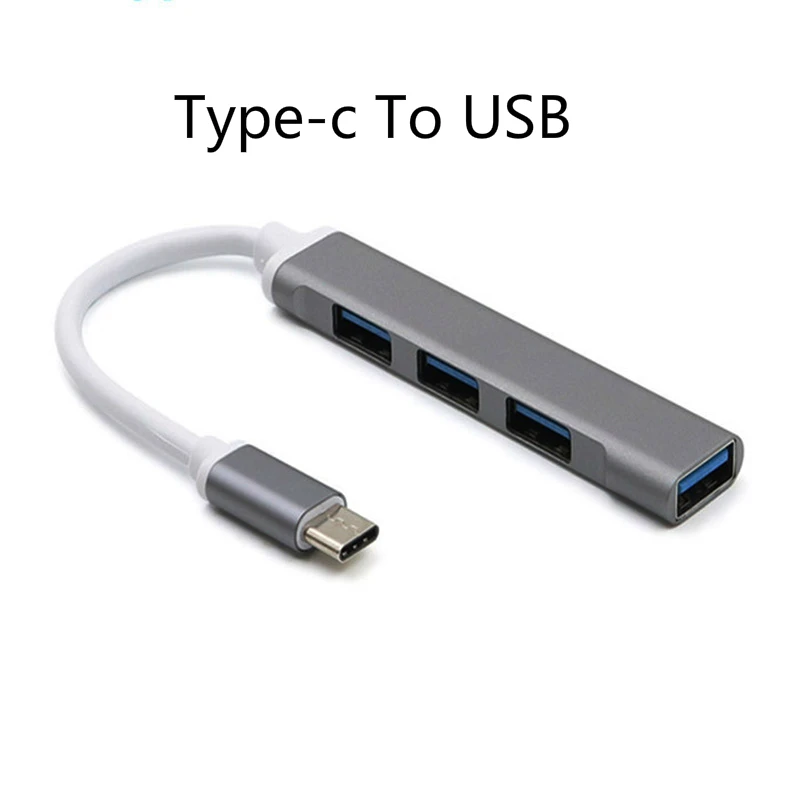 

4 Ports USB 3.0 HUB Splitter Adapter Type-c To USB Multi Expansion Cable Adapter