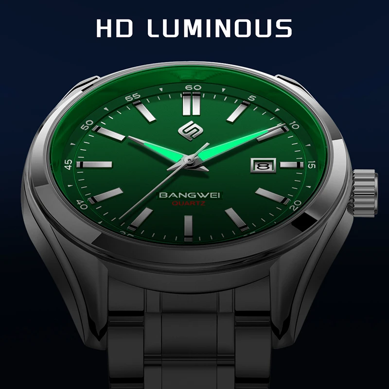 LIGE Men's Military Watch Fashion Outdoor Sport Waterproof Quartz Watches For Men Stainless Steel Luxury Date Luminous Watch Men