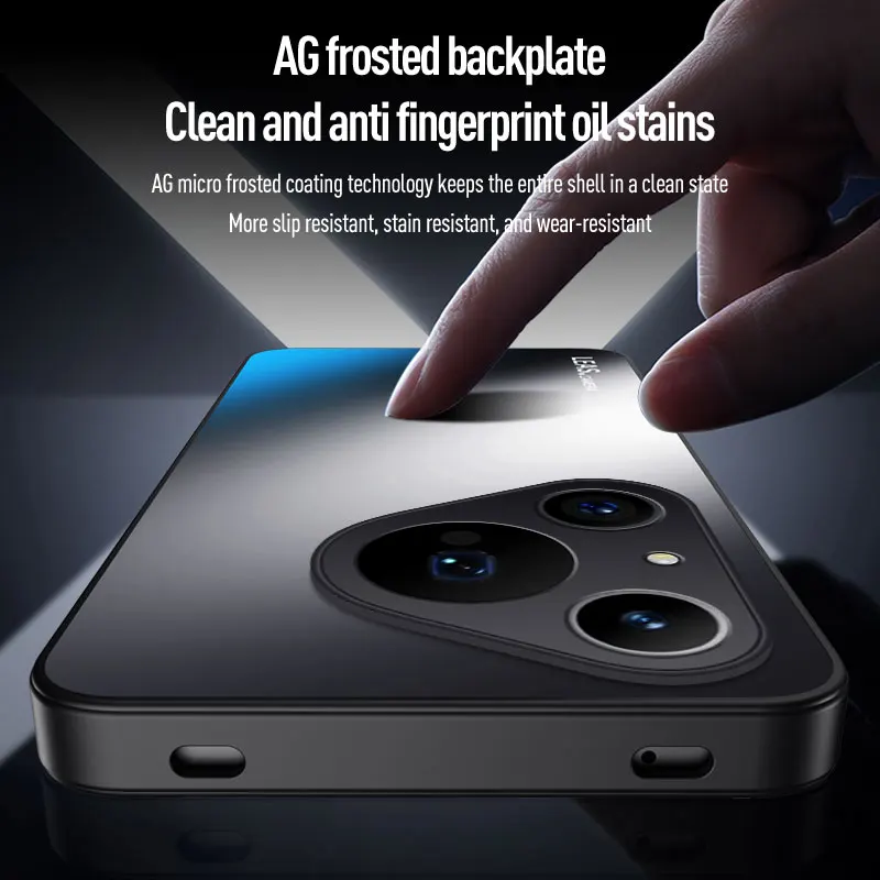 Frosted Matte Silicone Protective Hard Phone Case