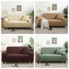 Thick Jacquard Sofa Cover For Living Room 1/2/3/4/5 Seater Elastic Sofa Slipcover Solid Color Non-slip Couch Cover For Home 6