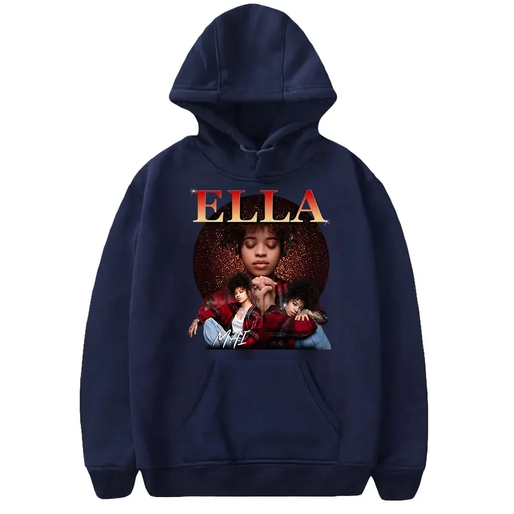 Ella mai hoodie das mulheres dos homens de manga comprida pulôver com capuz camisolas unisex casual streetwear moda roupas 2024