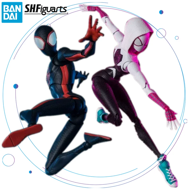 

BANDAI shкомптс Человек-паук: Across The Spider-Verse Майлс Моралес-призрак-искусственная фигурка аниме игрушки SHF экшн-подарок