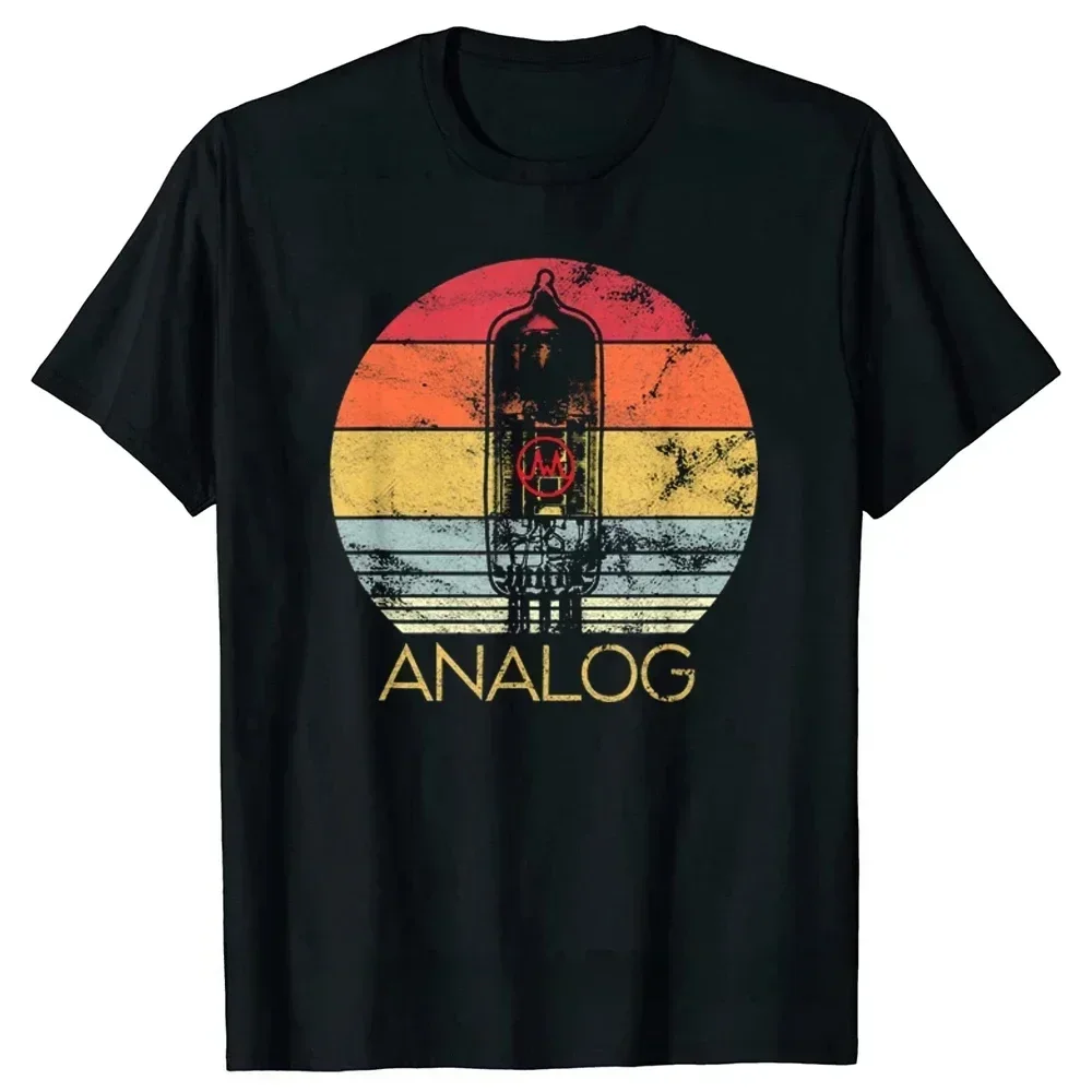 Vintage VU Meter Sound Engineer Graphic Cotton T-Shirt
