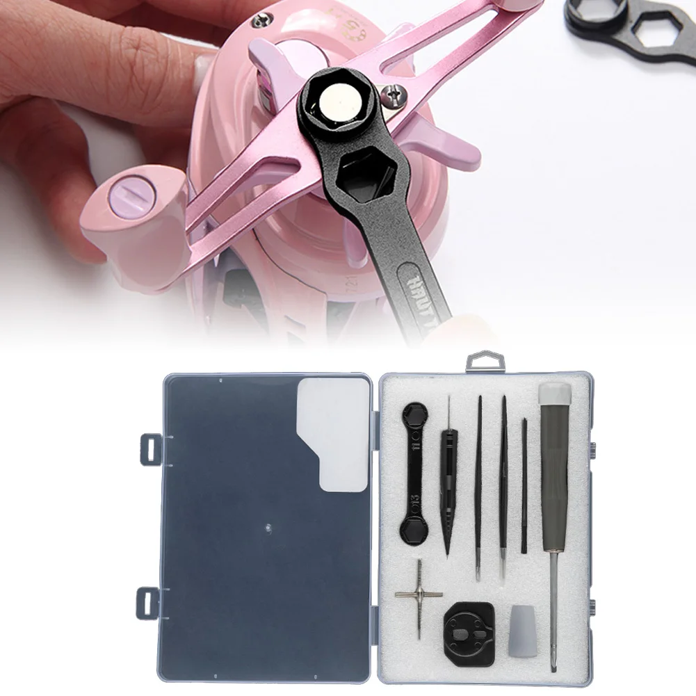 Fishing Reel Unload Maintenance Tool Kit Fishing Reel Removal Tool Fishing Reel Maintenance Repair Tool DIY Fishing Repair Tools