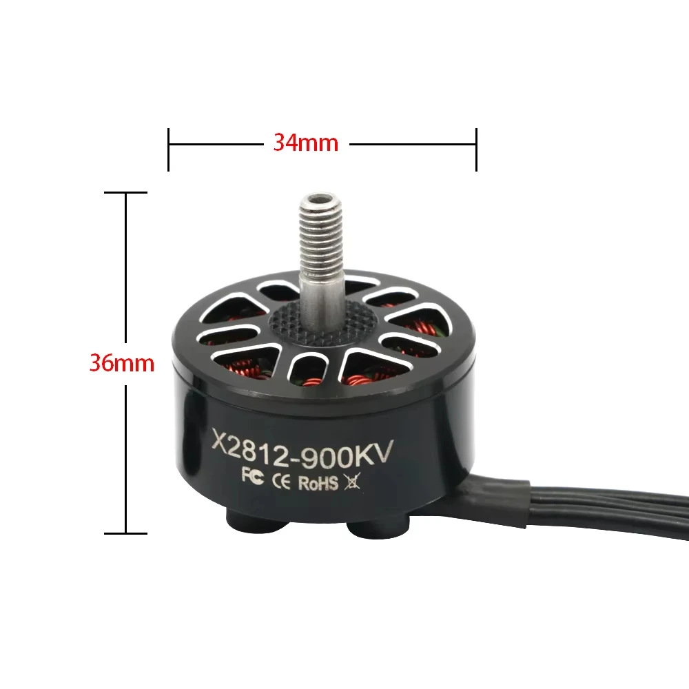 X2812 2812 900KV 1115KV 3-6S Brushless Motor 4pcs for RC Multirotor Airplane 7" 8" 9" FPV Long Range Drone Model