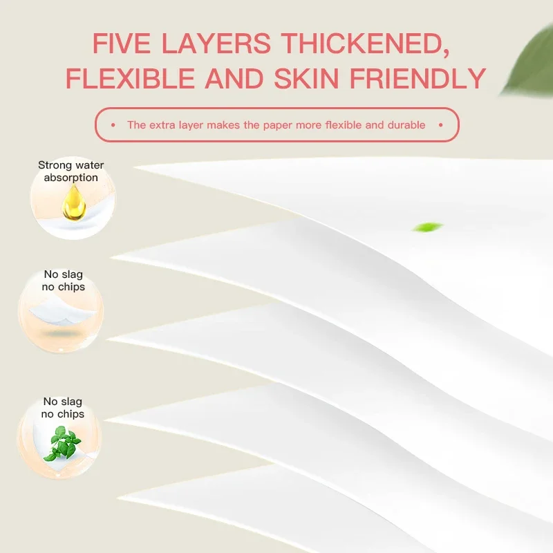 Toilet Paper 8 Rolls Household Five Layers Thickened Core Roll