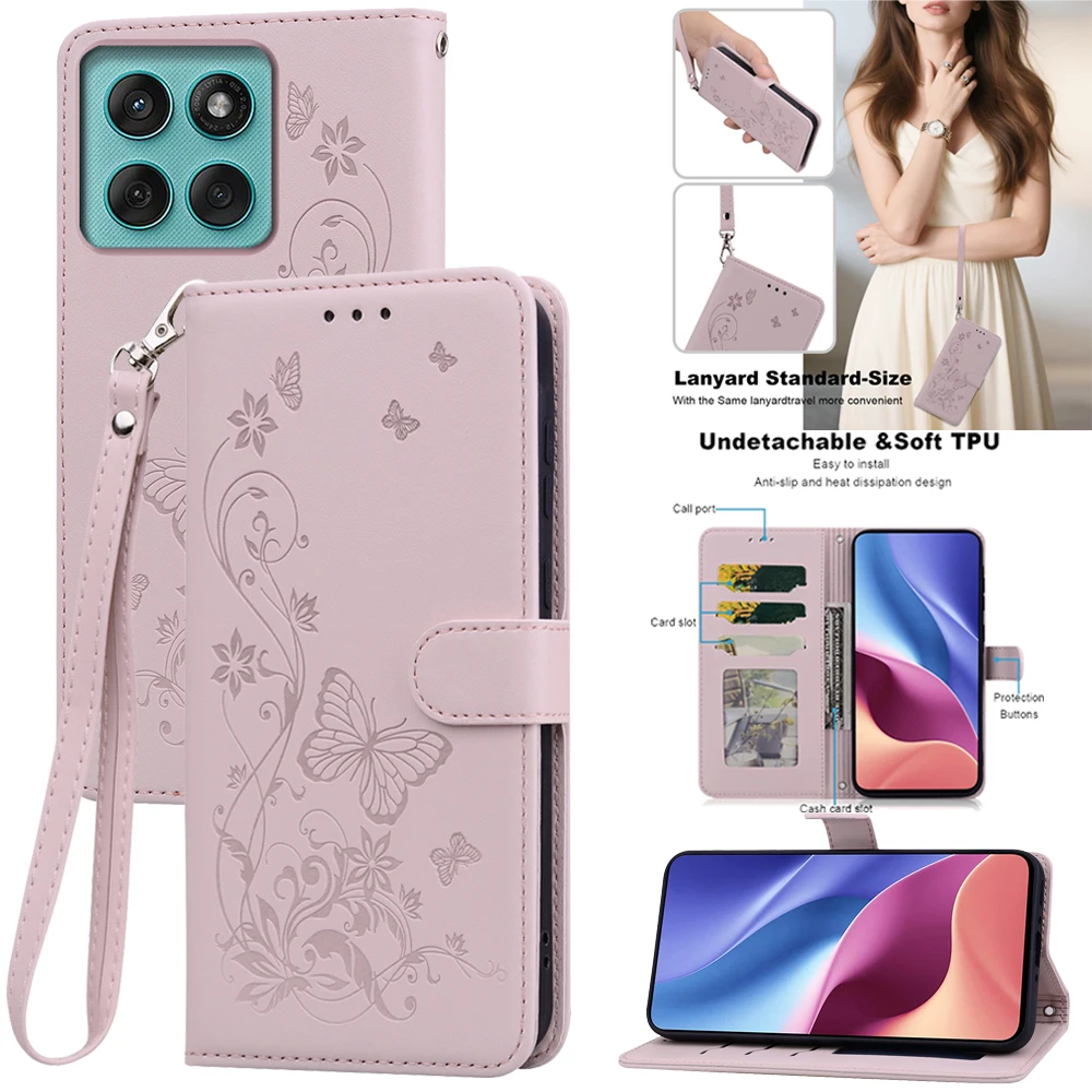 Leather Wallet Flip Phone Case – Elegant and Durable Protective Cover