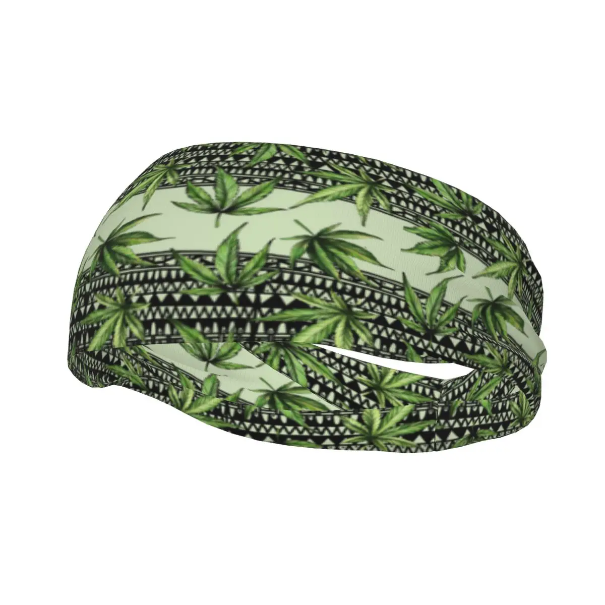 

Cannabis Leaf Sweatband Soft Workout Sweat Headbands for Women Men Headwrap Hair Bandages Tennis Gym Fitness Sweat Wash Bands