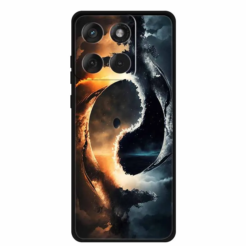 Fashionable Black Silicone TPU Soft Phone Case – Sleek Protective Back Cover s