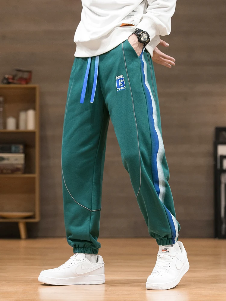 Joggers Sweatpants Plus Size 8XL sport jogging trousers fashionable wide leg pants fleece sweatpants wide leg pants fashion pants